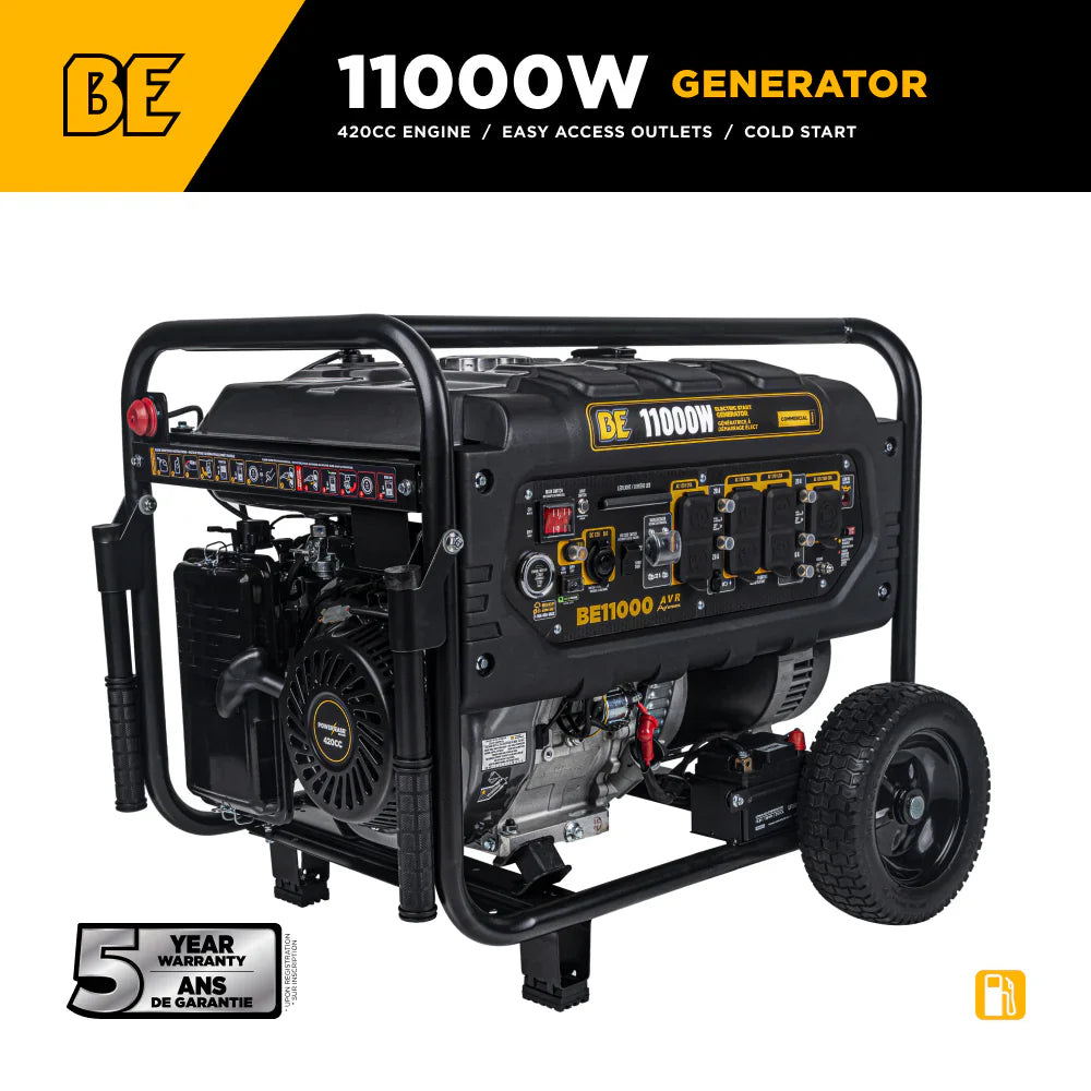 11,000 Watt Tri-Fuel Inverter Generator - BE11000
