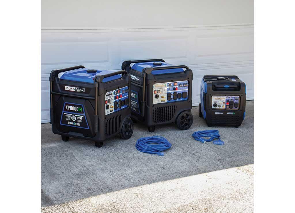 DuroMax, 11000 Dual Fuel Digital Inverter, Surge Watts 11000 Rated Watts 9000 Voltage 120/240 Model# XP11000iH