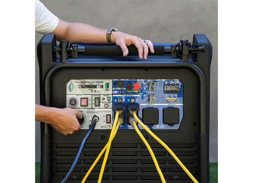 DuroMax XP16000iH 16,000 Watt Dual Fuel Portable Inverter Generator - Quiet, Low THD