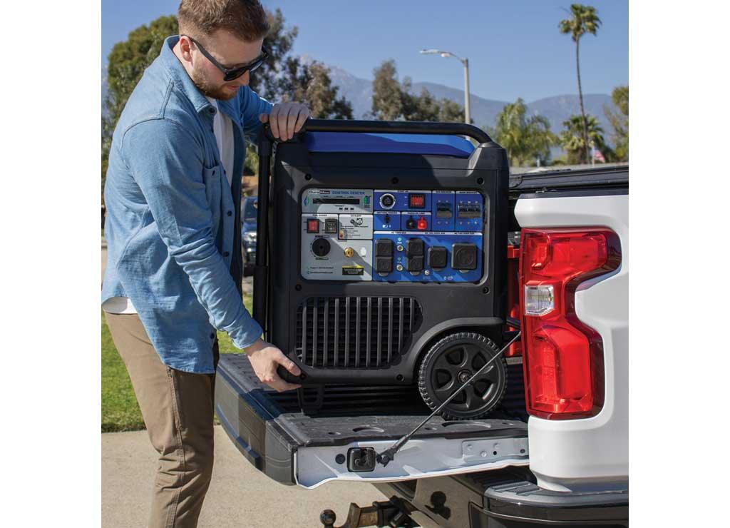 DuroMax, 9500 Dual Fuel Digital Inverter, Surge Watts 9500 Rated Watts 7600 Voltage 120/240 Model# XP9500iH