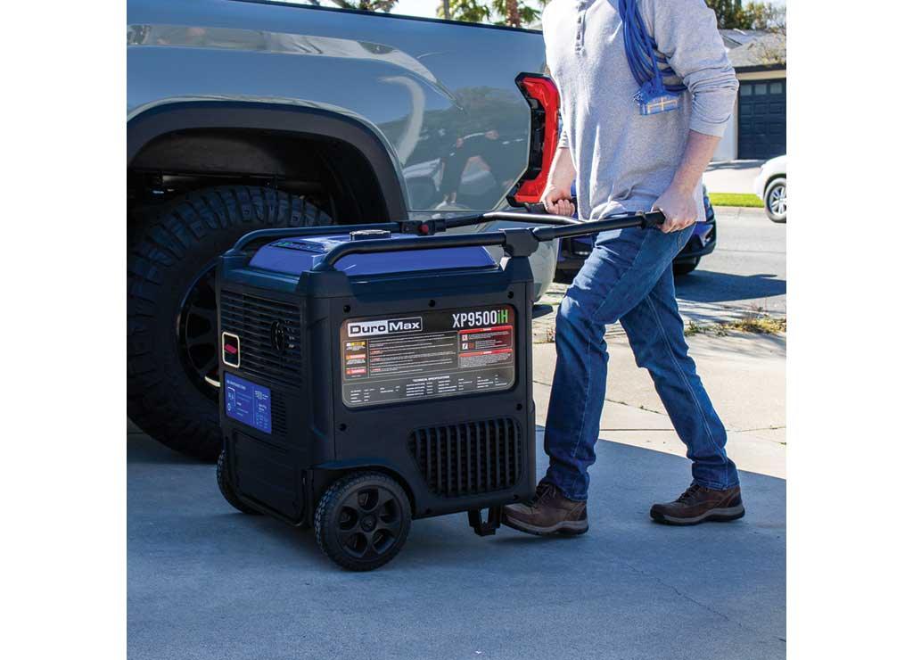 DuroMax, 9500 Dual Fuel Digital Inverter, Surge Watts 9500 Rated Watts 7600 Voltage 120/240 Model# XP9500iH