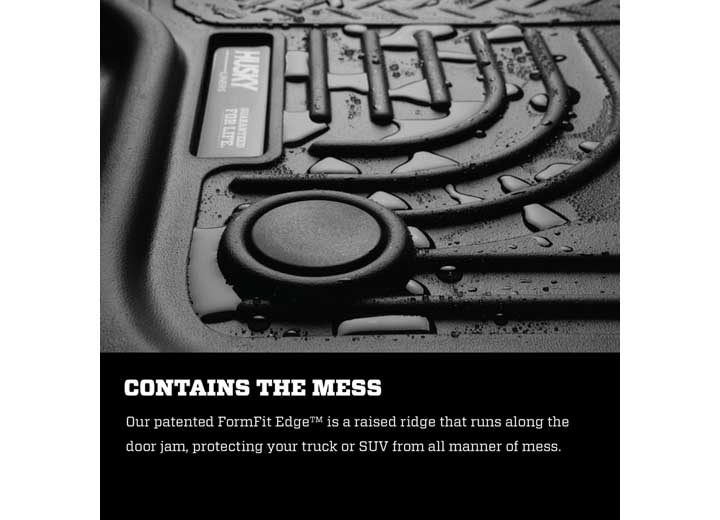 Husky WeatherBeater Floor Liners for 2015-2024 F-150, 2022-2024 F-150 LIGHTNING - 18361