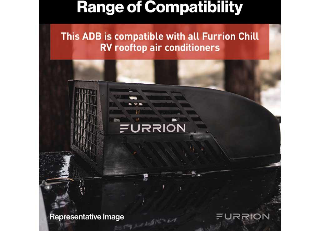 Furrion Chill RV AC Air Distribution Box 2021123818 Manual Single-Zone Control White