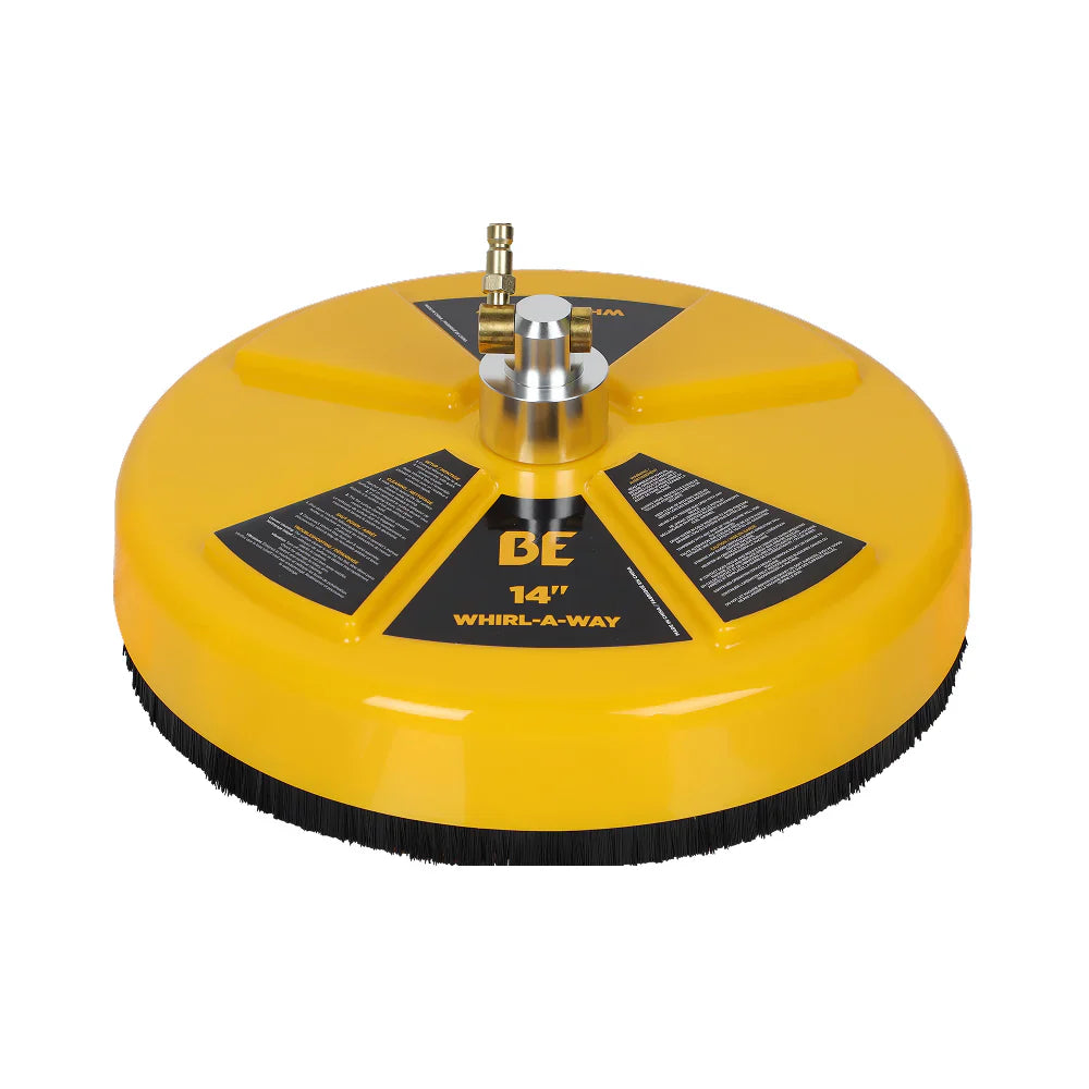 BE Power Equipment Whirl-A-Way 14" Surface Cleaner (4000 PSI 180°F)