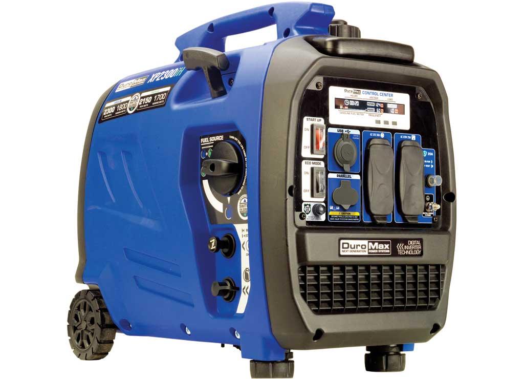 DuroMax Dual Fuel Digital Inverter Generator with CO Alert, 2300 Surge Watts, 1800 Rated Watts, Model# XP2300iH