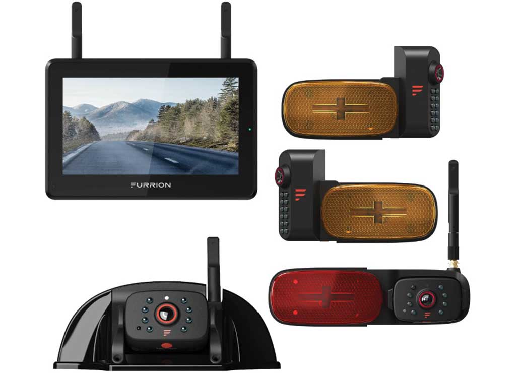 Furrion Vision S+ Wireless RV Observation System w/ 4 Cameras - 7’’ Screen - Exterior Truck Parts