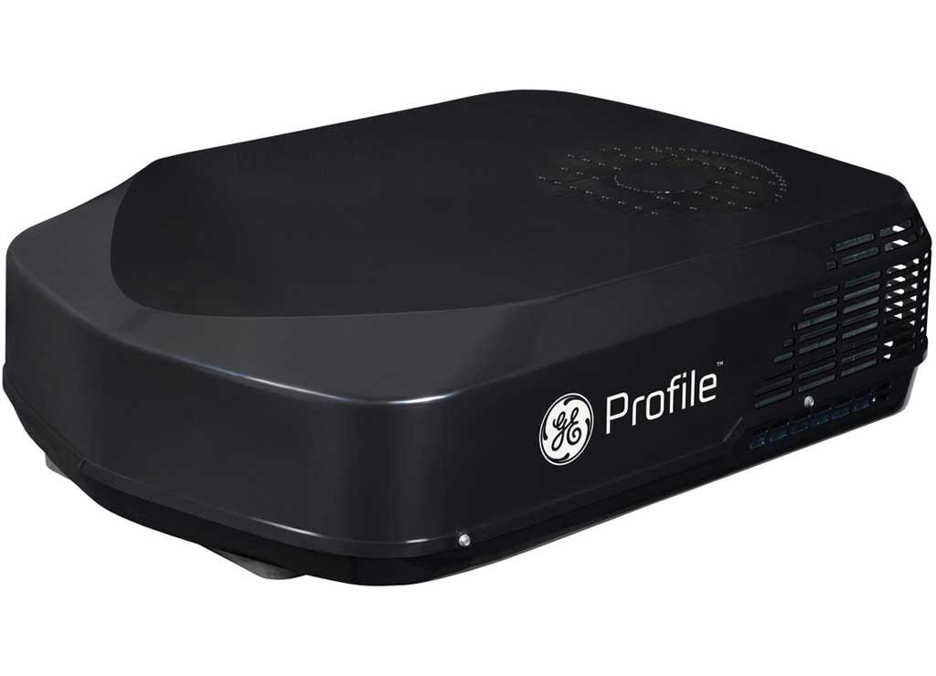 GE Appliances | Profile RV Air Conditioner | PLH13XHHB | 13,500 BTU | Heat Pump | High Efficiency | Low Profile | Black
