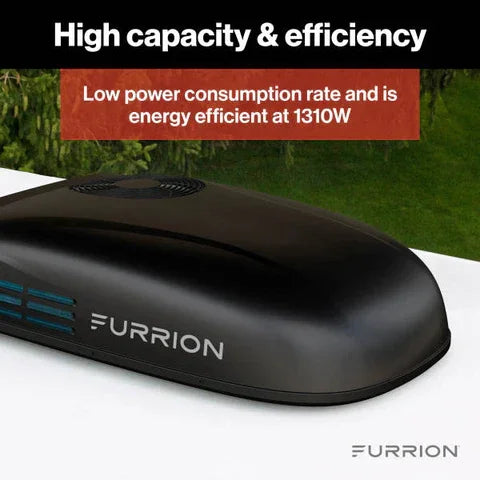 Furrion Chill® HE Low-Profile RV Air Conditioner | 2024044598 | 13,500 BTU Heat Pump Color Black R32