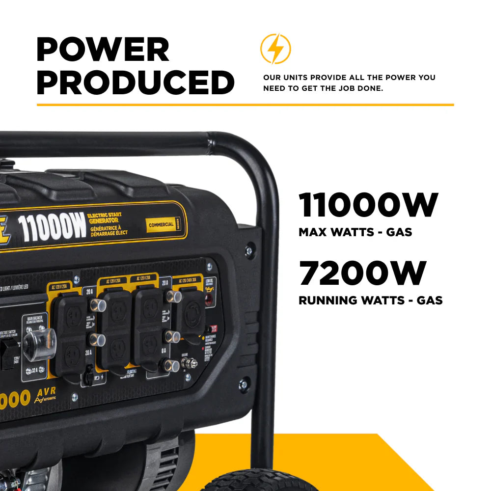 11,000 Watt Tri-Fuel Inverter Generator - BE11000