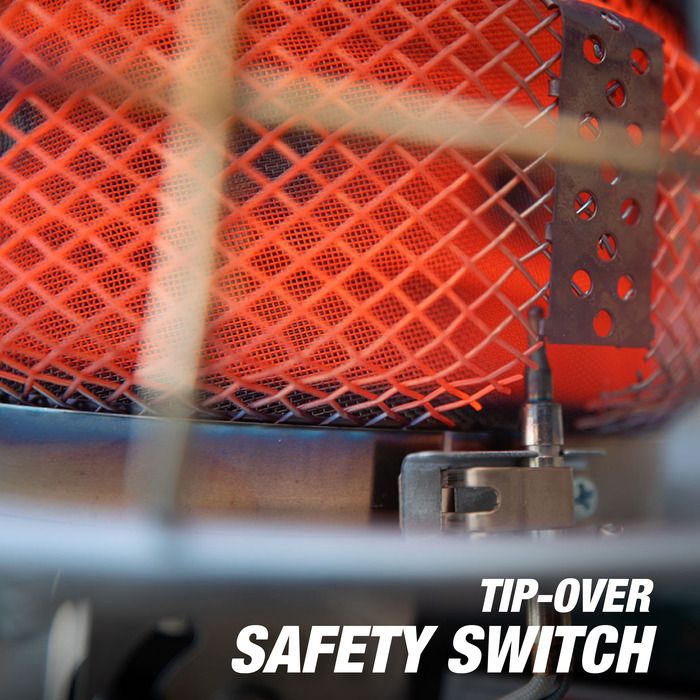 45,000 BTU 540 Degree Tank Top Heater - HVAC