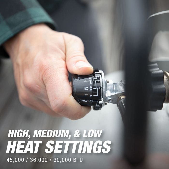 45,000 BTU 540 Degree Tank Top Heater - HVAC