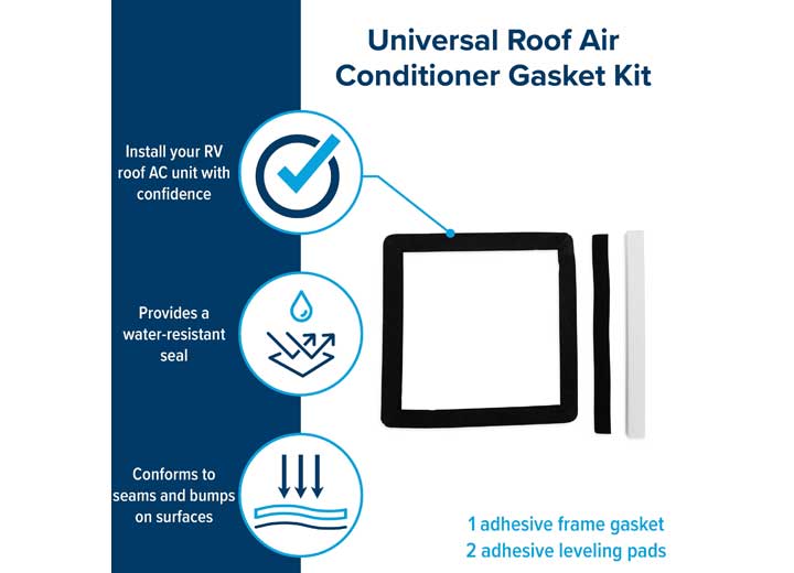 RV Universal Air Conditioner Roof Gasket Seal  14" x 14"
