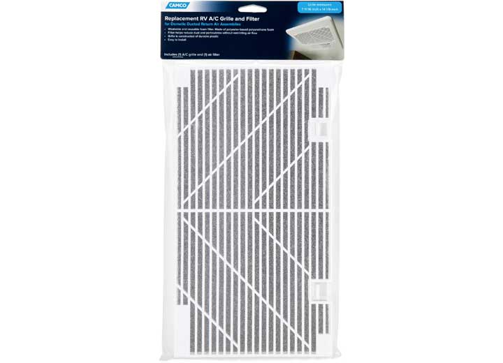 RV Air Conditioning Accessorie Foam Filter designed to fit Dometic return air grilles