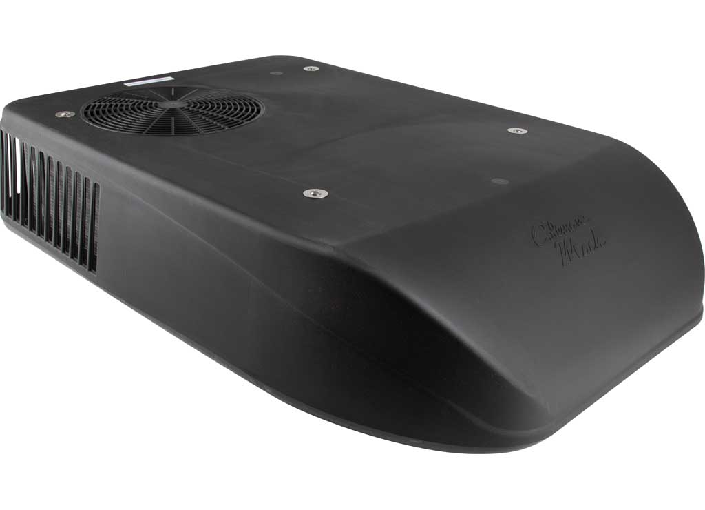 Coleman | Mach 8 Plus RV Air Conditioner | 37024-079 | 47024-079 | 15,000 BTU | Heat Pump | Condensate Pump | Black