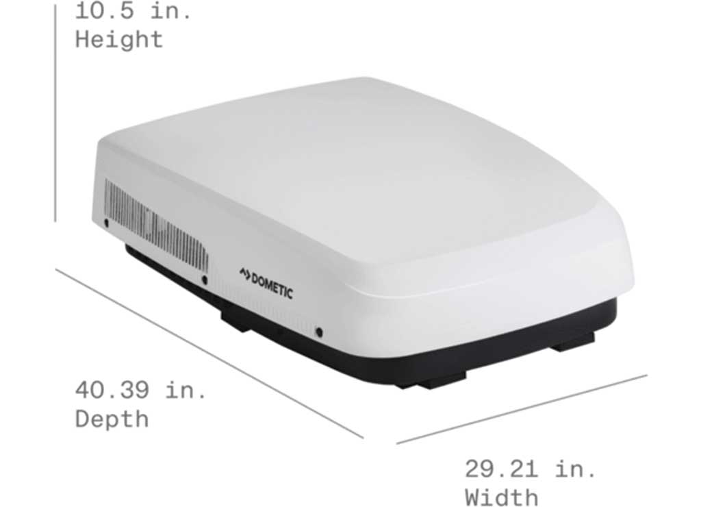 Dometic Freshjet 5 Low-Profile  9620015929 High Efficiency 11,000 BTU Rooftop AC, WHITE
