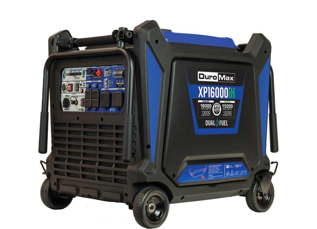 DuroMax XP16000iH 16,000 Watt Dual Fuel Portable Inverter Generator - Quiet, Low THD
