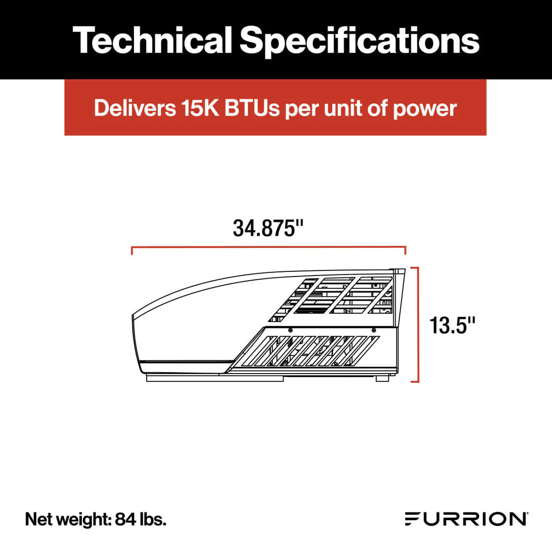 Furrion Chill HE Air Conditioner 2024042637 | 15,000 BTU  Color White R32