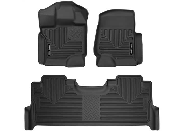 Husky Liners X-act Front & 2nd Row Floor Liner 53388 Ford