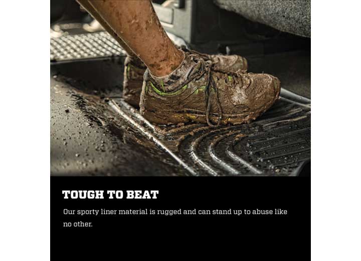 Husky WeatherBeater Floor Liners for 2015-2024 F-150, 2022-2024 F-150 LIGHTNING - 18361