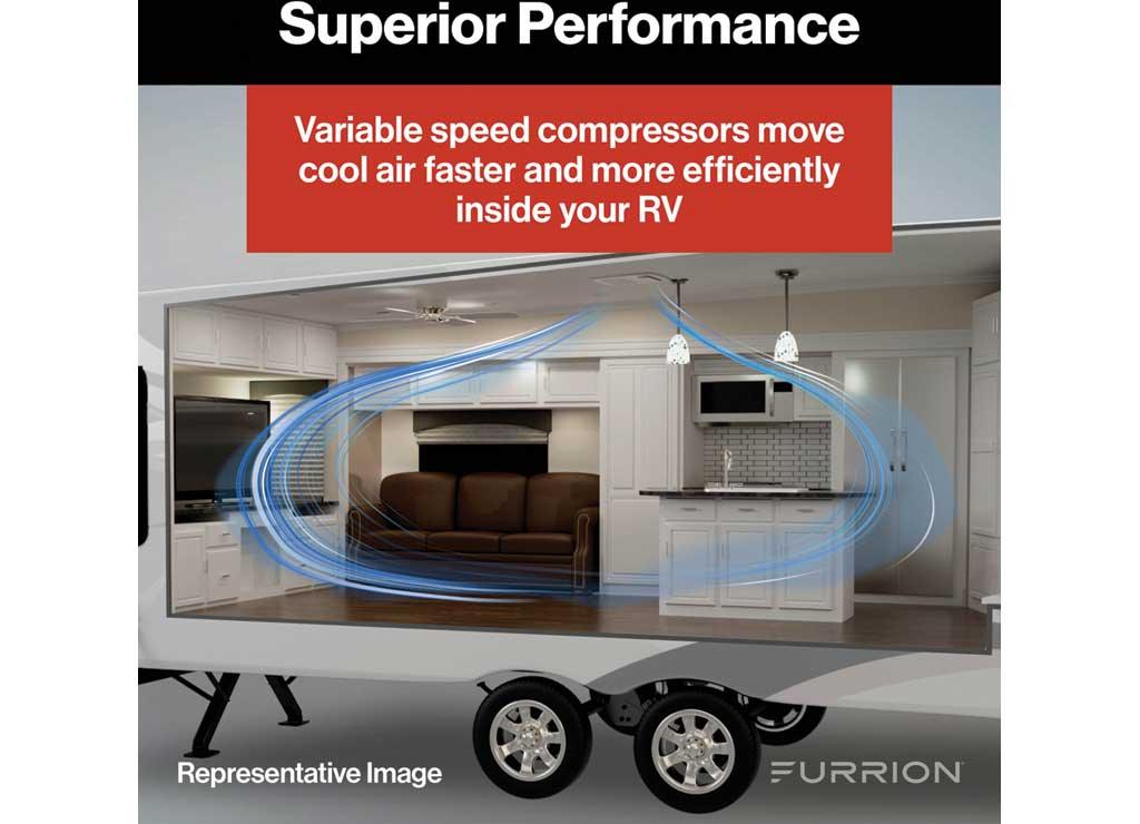 Furrion | Chill Cube RV Air Conditioner | Variable Speed | 2024039645 | 18,000 BTU | Ducted | White