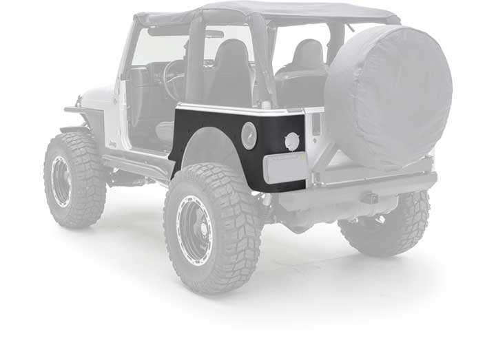 XRC Rear Corner Guards - Black Textured (76874)