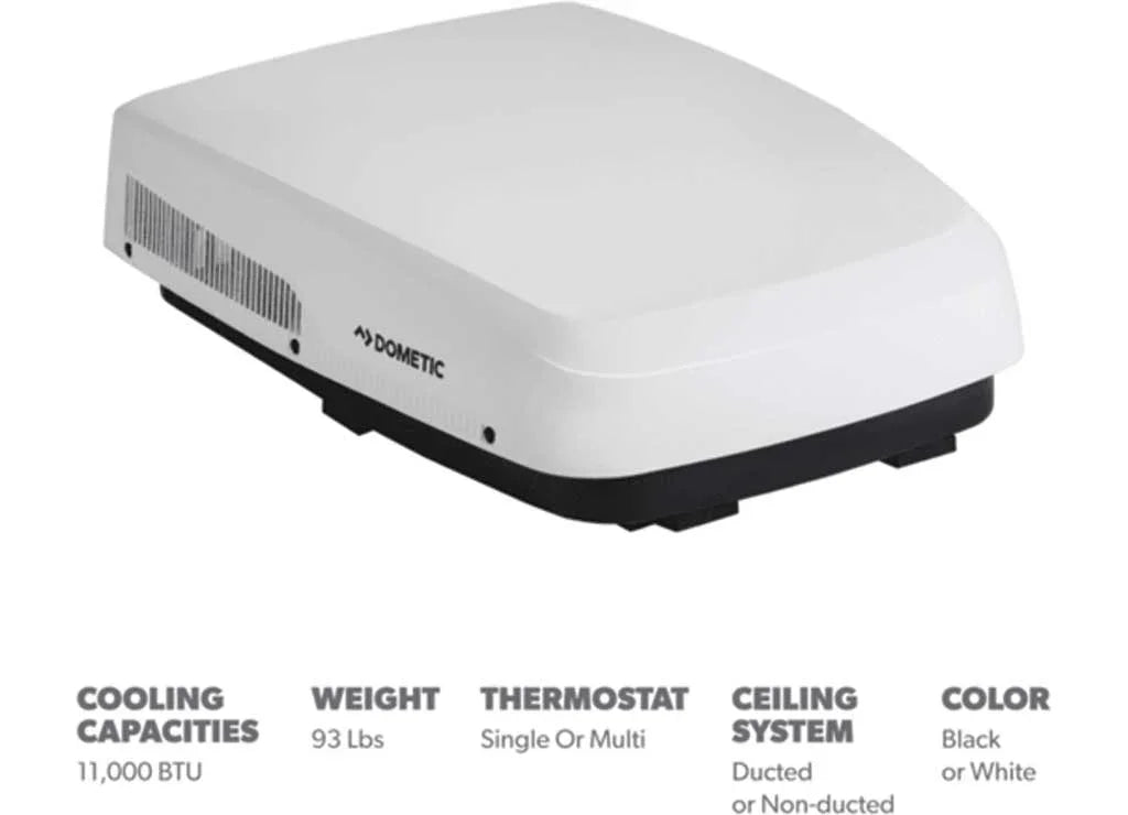 Dometic Freshjet 5 High Efficiency 11,000 BTU Rooftop AC - RV HVAC