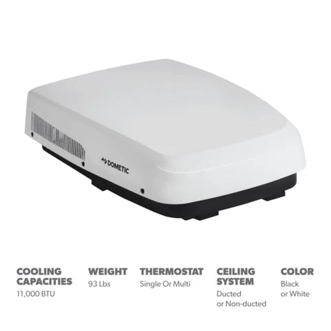 Dometic | FreshJet 5 With Heat Pump | FJX5557EHPWHCS | 9620017216 | Built-In Hard Start | 15,000 BTU | White | R32