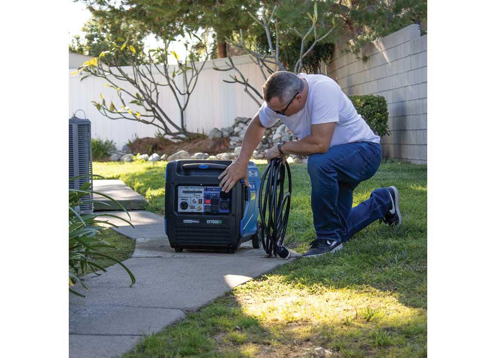 DuroMax, 7000 Dual Fuel Digital Inverter, Surge Watts 7000 Rated Watts 5500 Voltage 120/240 Model# XP7000iH