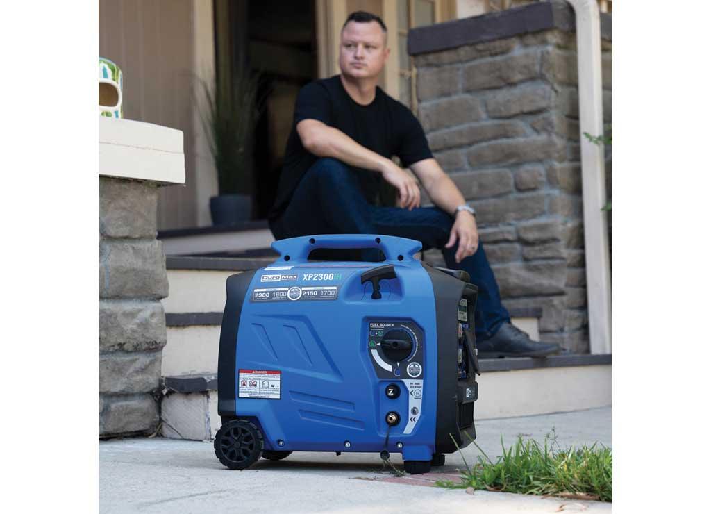 DuroMax Dual Fuel Digital Inverter Generator with CO Alert, 2300 Surge Watts, 1800 Rated Watts, Model# XP2300iH