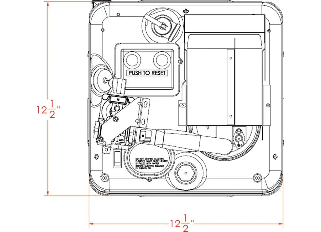 RV Water Heater - Suburban Model SW6D (5238A) - 09.0060 - RV HVAC