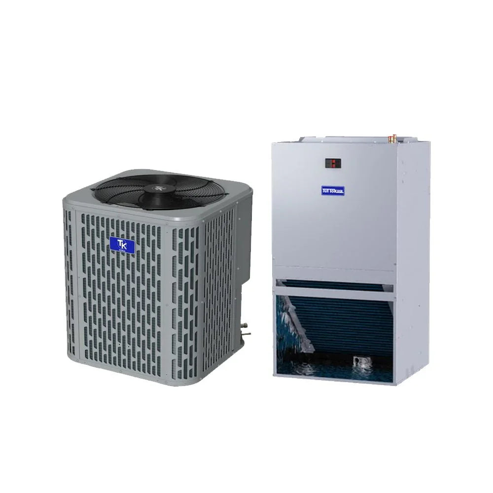 TuttoKool 2 Ton 15.2 SEER2 R-454B Heat Pump System (Front Return) w/5Kw Heat
Model:THP5024A1000A - TWM5E31B000A - BAYHTRJ505BRKAA